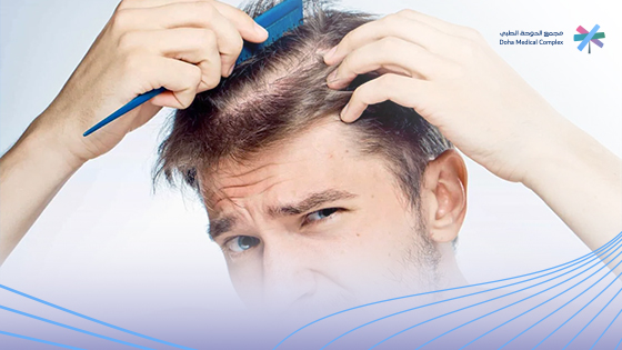 أسباب-تساقط-الشعر-من-الأمام-عند-الرجال