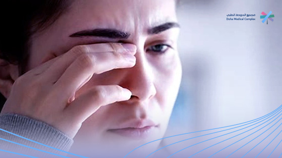 صورة-توضح-أعراض-انفصال-الشبكية-الجزئي